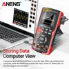 ANENG AOS02 Digital Oscilloscope Transistor Test Multimeter 48MS/s Sampling Rate 10MHZ Analog Bandwidth Support Waveform Storage Portable Tester Tools