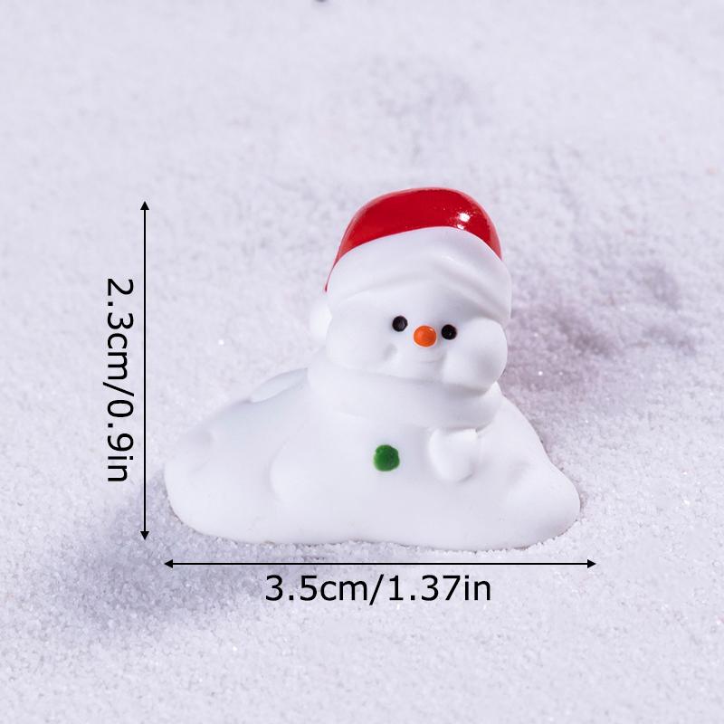 1PC Creativity DIY Resin Ornaments Micro Landscape Gift Mini Accessories Christmas Decorations Adorn