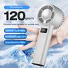 New Mini Portable Handheld Fan 120 Speed Portable Desktop Fan Ice Mode Rechargeable Instant Cooling Fashionable Men's and Women's Fans