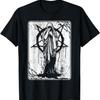 Satanic Occult Evil 666 Pentagram Dark Art Gothic T-Shirt