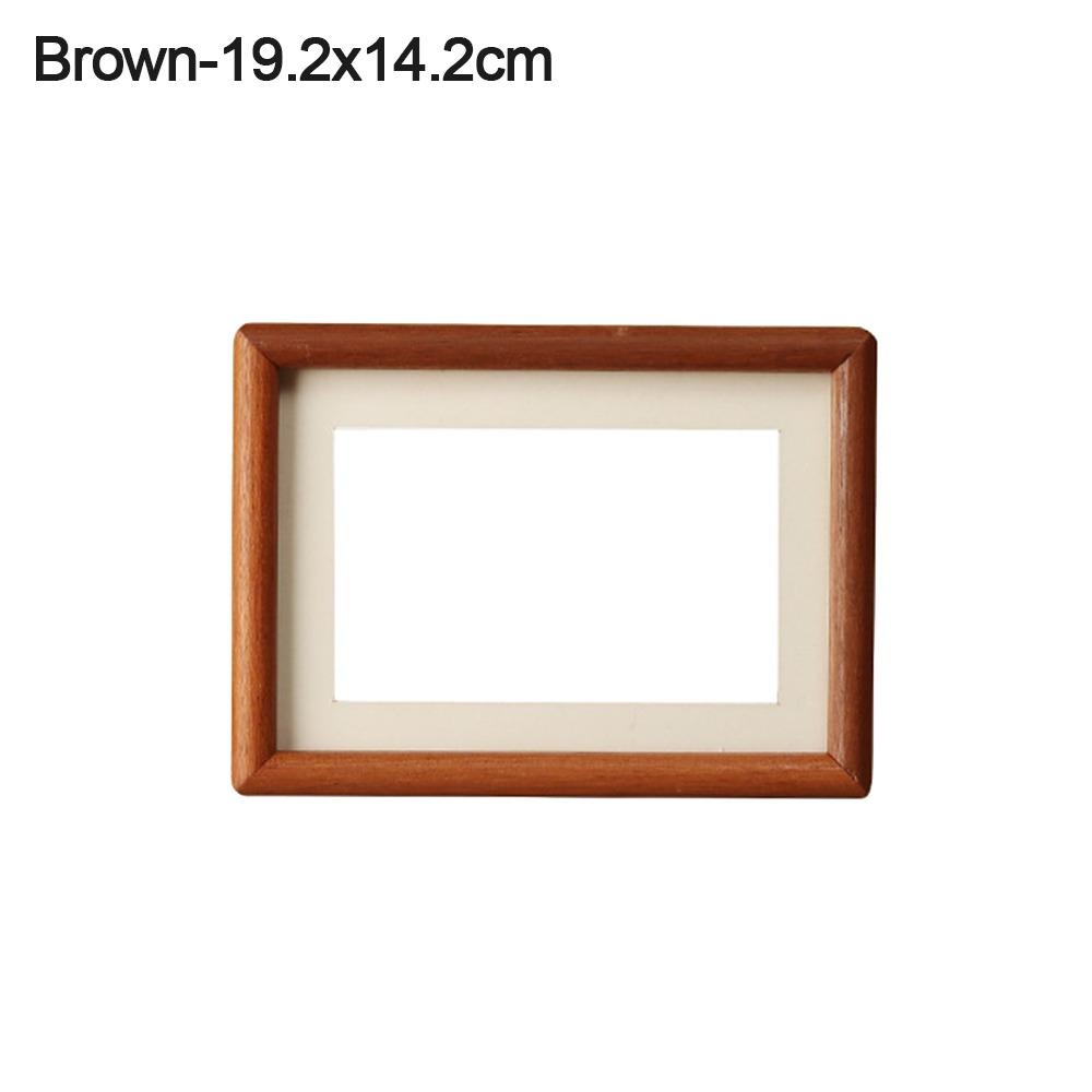 New 6/7/8 Inch Black Walnut Photo Frame Simple Handmade Picture Frame Real Wooden Mortise Tenon Photo Frame