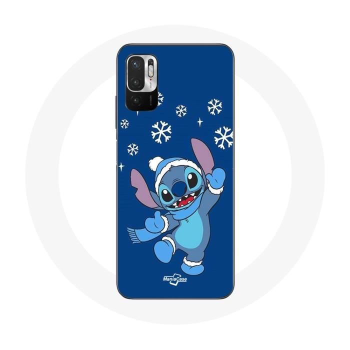 Case for Xiaomi Redmi Note 10 5G Stitch Snow Christmas Blue