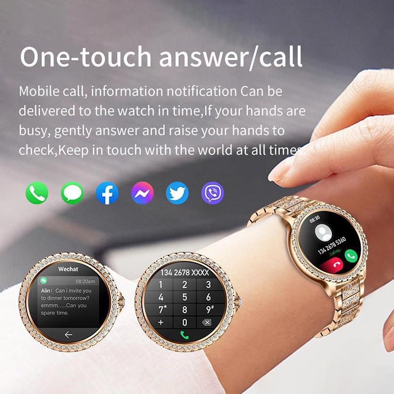 SCIONE Новые модные женские умные часы Bluetooth Call AI Voice Assistant Health Monitoring Life водонепроницаемые спортивные часы