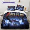 7 Days to Die Bedding Quilt Set Quilt Cover Pillowcase Home Decoration Birthday Gift (1 * duvet cover + 2 * pillowcase, without core)