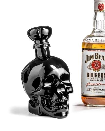 Karafka Kryształowa Czaszka Whisky Prezent Urodziny 18-99 Faceta Mężczyzny