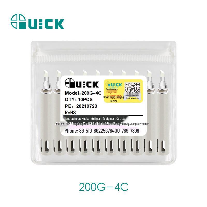 Высокочастотная паяльная станция Quick KuaiKe 3202/713 с жалами 200G-B/C/D/I