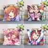 Подушки декоративные Uma Musume Pretty Derby Чехлы на подушки с рисунком Чехол на подушку Подходит для дивана Спальни Автомобиля