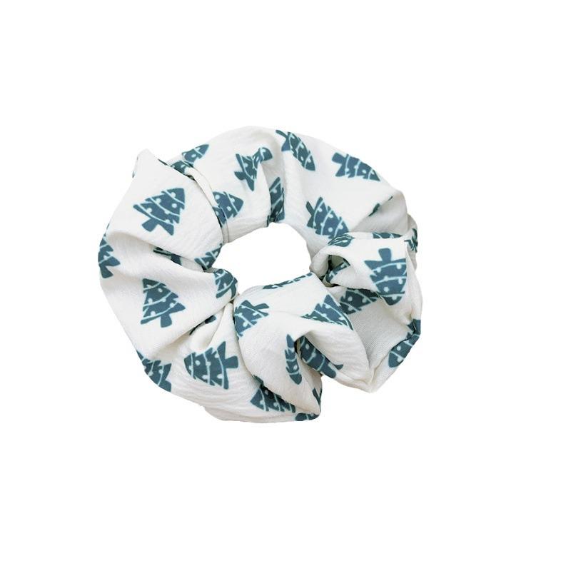 2023 Holiday Scrunchie: High Elastic Fabric Hair Tie for Ponytails