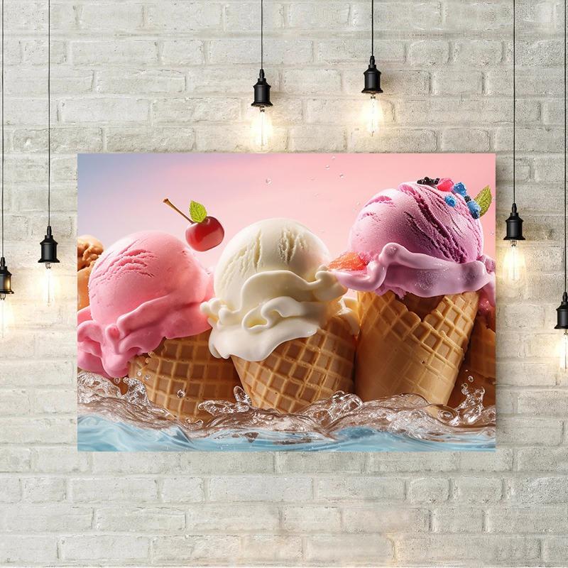 Еда и Кухня Суши Кофе Марокканская Еда Мороженое Хот-дог Художественные Постеры Холст Живопись Настенный Принт Картина Домашний Декор