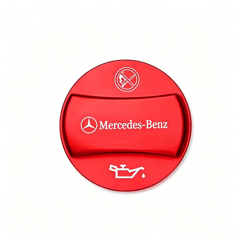 LXT3 Car Metal Fuel Oil Water Tank Cap Decor Covers Accessories For Mercedes-Benz GLC X253 X254 C-Class W205 W206 A-Class W177 GLA