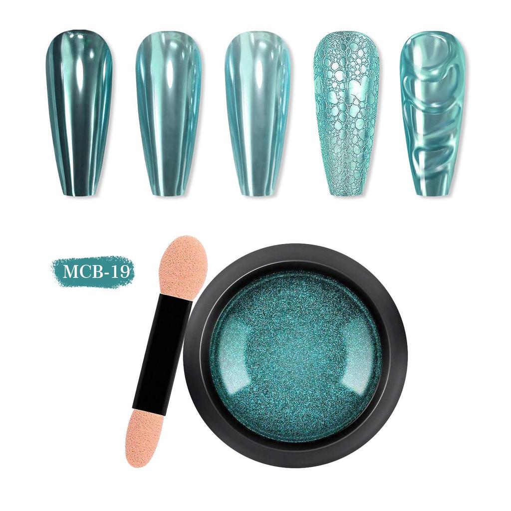 Electroplating Magic Mirror Nail Art Titanium Glitter Powder Set