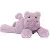 Jellycat Коллекция животных джунглей Маленькие куклы Гиппопотам Мазака Плюшевая кукла Высота 12,7 см в сидячем положении