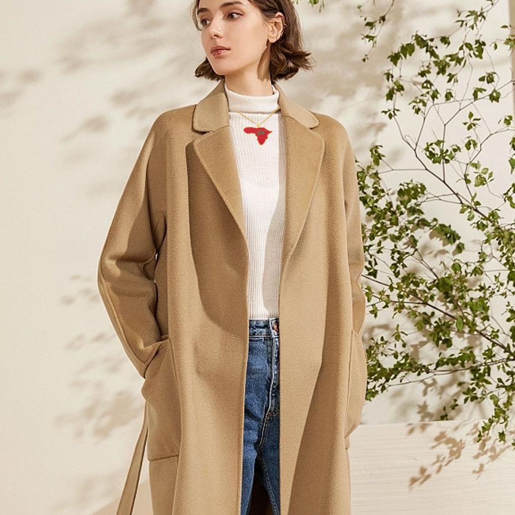 Ожерелье с подвеской в виде флага карты Марокко, стильное ожерелье с подвеской в виде карты Марокко, уникальные ожерелья