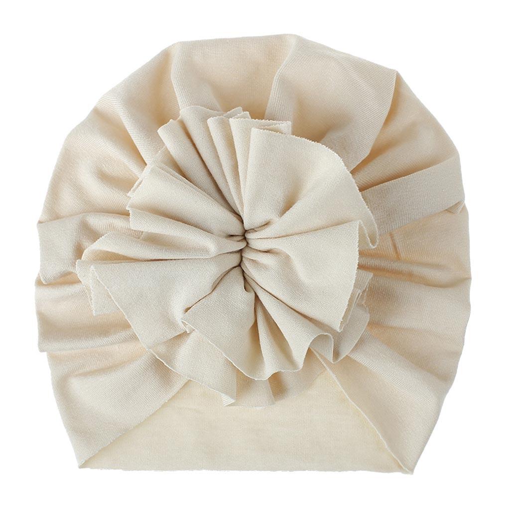 Fashion Baby Muslim Turban Hat Elastic Headband Cute Knot Bonnet Hijab Cap