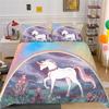 Unicorn Quilt Cover Pillowcase Two Or Three-Piece Set Polyester Digital Printing