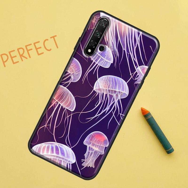 Чехол Magic Jellyfish для Huawei Nova 12s 11i 7i 8i 12i Y73 Y70 Y90 Y60 Y72 Y61 Y91 9 10 SE P40 Lite P30 Pro