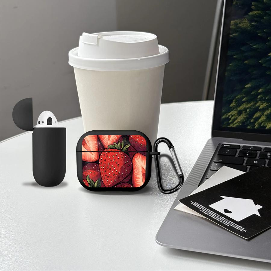 Чехол для наушников Cover Case Для Airpods 1 Pro3 4 2 3 Pro Pro2 Клубника Модный