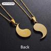 Chinese Style Tai Chi Bagua Yin Yang Pendant Necklace Set Unisex