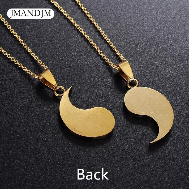 Chinese Style Tai Chi Bagua Yin Yang Pendant Necklace Set Unisex