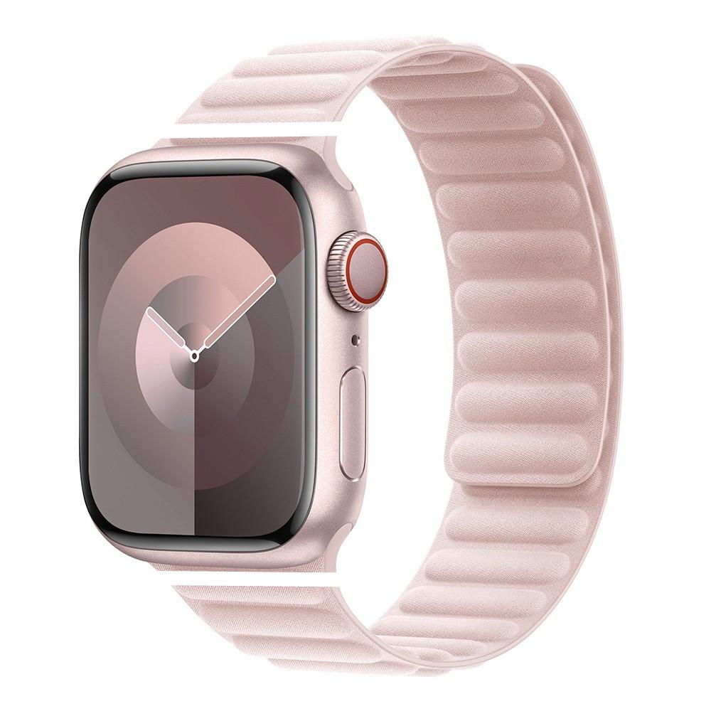 Apple Watch Fine Woven Twill Leather Magnetic Band for Series 5-9 & SE