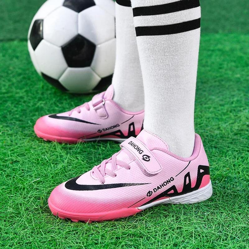 Children Football Shoes Society Soccer Shoes Original Students Field Training Sneaker Cleats Professional Casual Football Boots