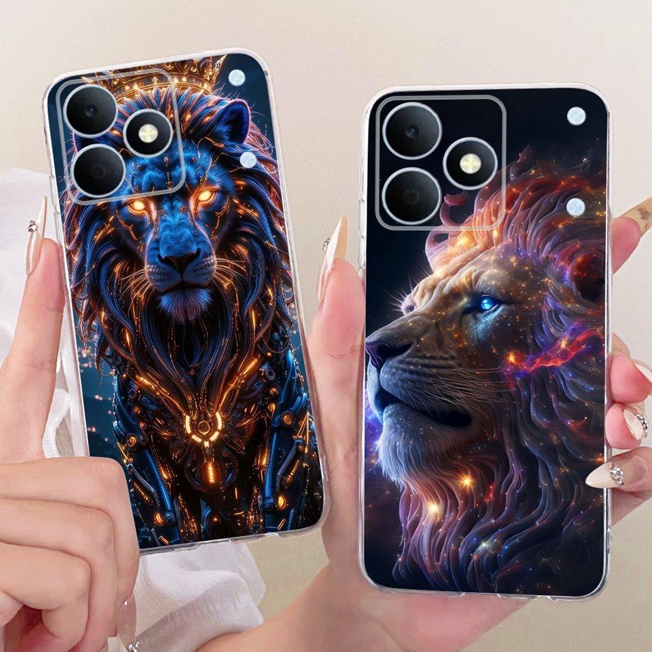 For Realme Note 80 2026 Cool Dragon Tiger Pattern Phone Case For Realme Note80 RMX5388 Soft Silicone TPU Cases Bumpers