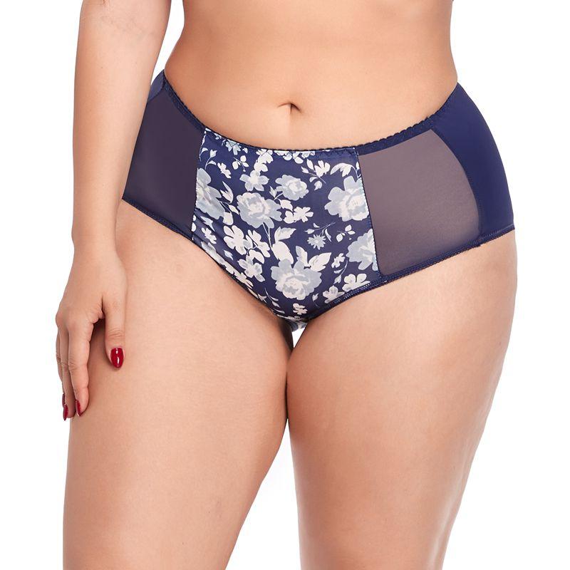 Women Comfortable and Breathable Plus Size Pantise Sexy Seamless Middle Waist Underwear 0Xl 1Xl 2Xl