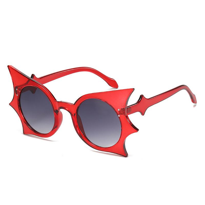 New hip hop fashion party sunglasses stage performance bat sunglasses sunscreen trendy foreign gas glasses