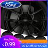 New 2026 Car Sticker Ford New 2025 Hot 4PCS Car Wheel Center Hub Cap Sticker Logo Wheel Decal For Ford Kuga Focus Fiesta Ecospor