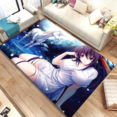 3D Сексуальная девушка Аниме High School DxD Ковер, Ковер для дома Гостиная Спальня Диван Придверный коврик Декор, Детский Нескользящий напольный коврик Подарок