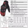 VEMAR Summer Motorcycle Gloves Men Black Full Finger Touchscreen Cycling ATV MTB Guantes Moto Luvas Bike Riding Glove Women Red