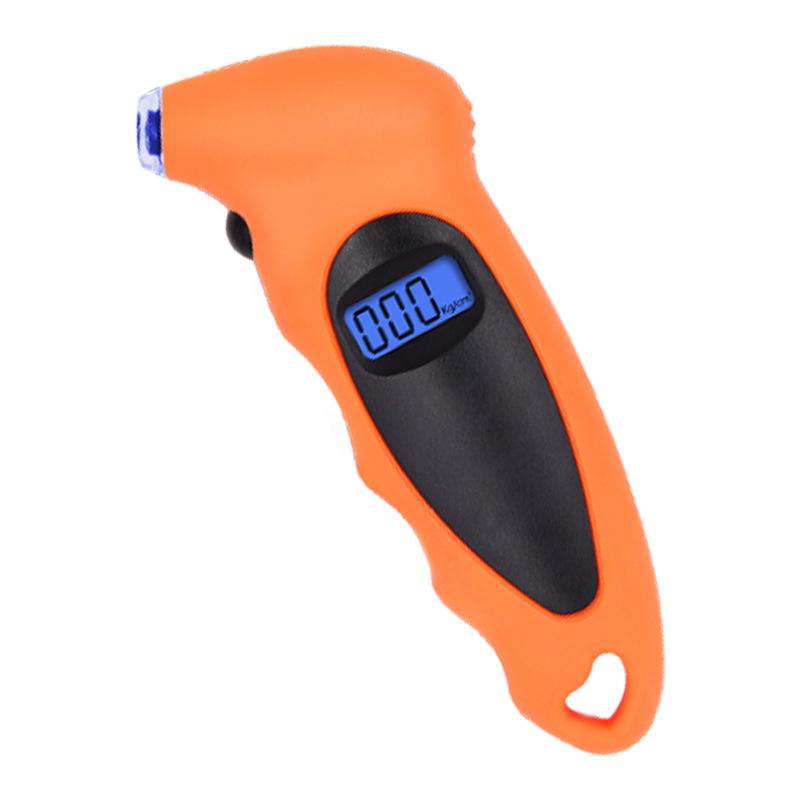 Новый цифровой манометр для шин с подсветкой ЖК-дисплея для контроля давления воздуха в шинах 150 фунтов на квадратный дюйм Высокоточный ручной тестер для легковых и грузовых автомобилей