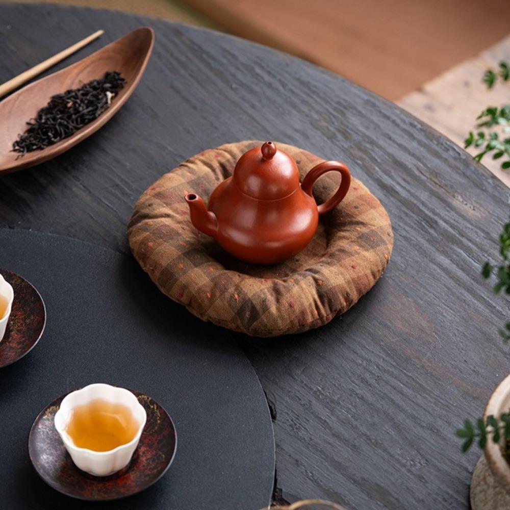 Elegant Teacup Pad Heat-Resistant Kettle Mat Soft Teapot Pad Kung Fu Tea