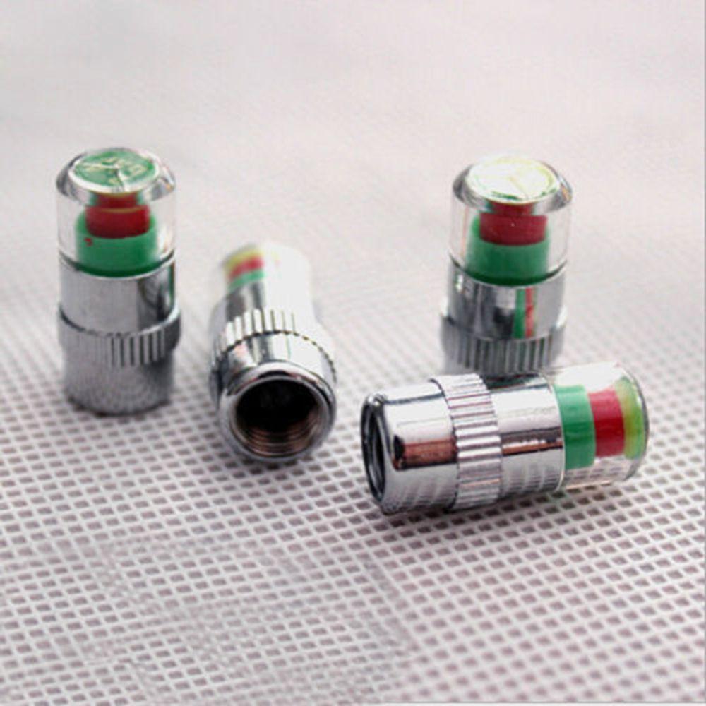 Warning Universal Visiable Air Alert Car Air Pressure Valve Tire Gauge Sensor Indicator Stem Caps
