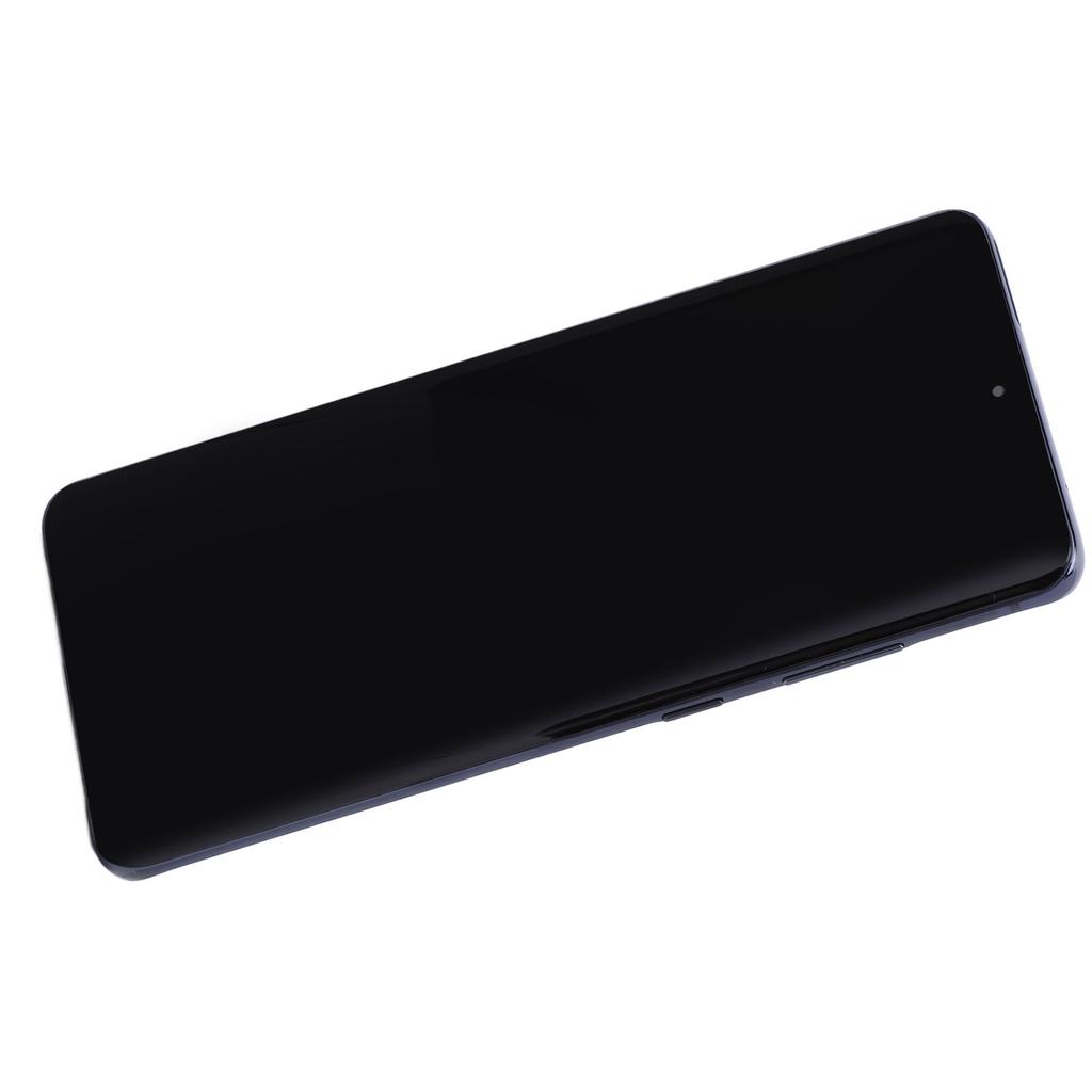 Экран в сборе с рамкой черный изогнутый AMOLED 6,9-дюймовый сенсорный экран для Galaxy S20 Ultra