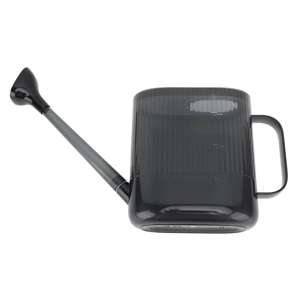 Лейка для комнатных растений 1,8 л, полипропиленовая, многофункциональная, с длинным носиком, серая