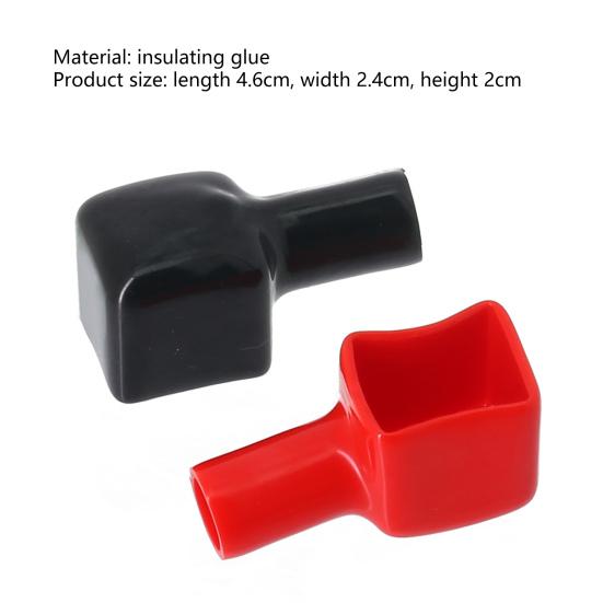 2 шт./компл. крышка клеммы аккумулятора универсальная хорошая изоляция изолирующий клей защитная защита клемм батареи