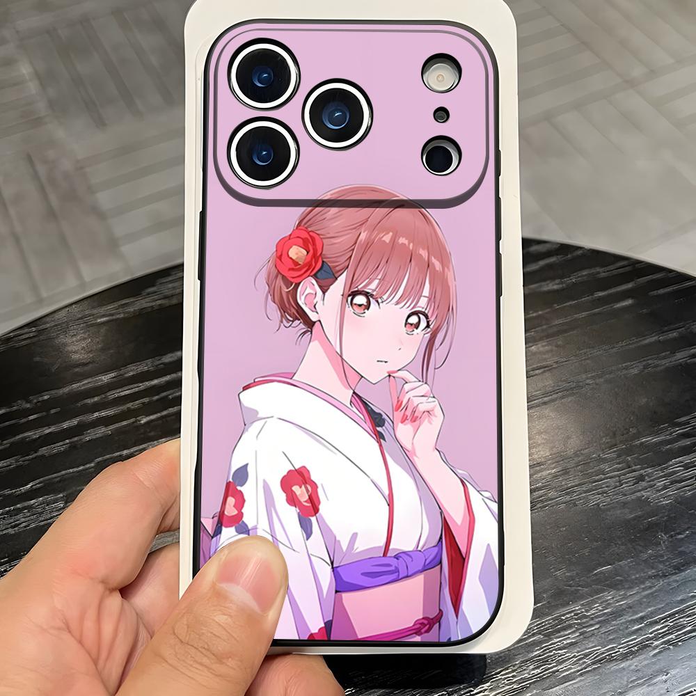 Синяя Коробка Японское Аниме Ins Чехол для Телефона Для IPhone 17 Pro Max 16 15 14 Pro Max 13 11 X Xs Xr 8 7Plus Силиконовый Чехол