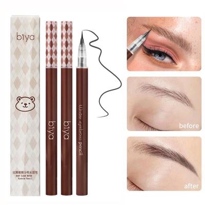 3/1 шт. жидкий карандаш для татуировки бровей 0,01 мм ультратонкая головка водостойкая ручка для бровей устойчивая к поту легко окрашивается косметический макияж для глаз