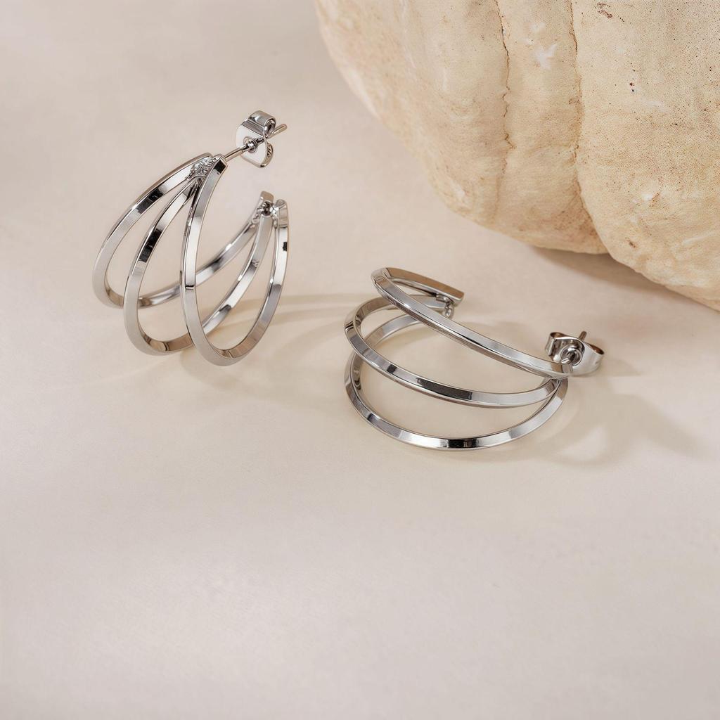 Серьги-косички из титановой стали 2025 года - Легкая роскошь, Новый стиль