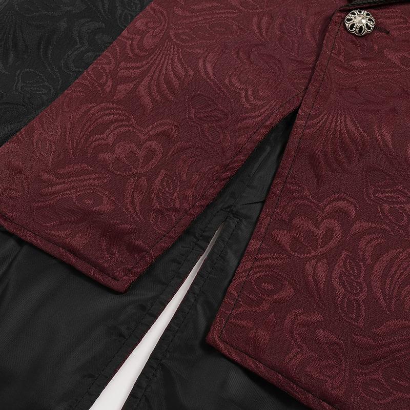 Мужской повседневный жилет Хэллоуин куртка костюм без рукавов лацкан джентльмен вечеринка