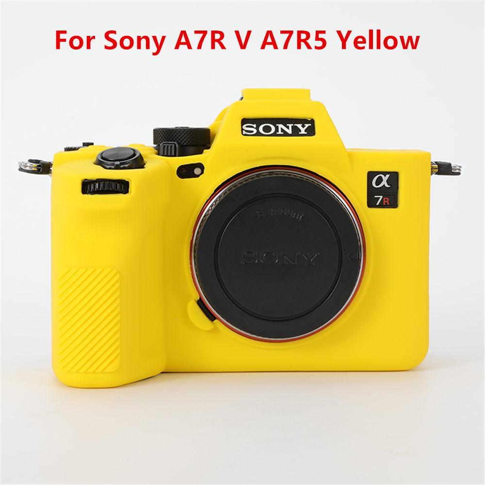 Мягкий силиконовый защитный чехол для корпуса камеры для Sony A7R5 A7R4 A7M4 A7R3 A7R2 A7S2 A72 ZVE10 ZV1F ZV1F M2