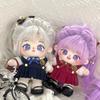 20cm Cute Purple Hair Cotton Doll Naked Doll Dress Up Cosplay Anime Figure Plushie Suit Stuffed Toy Girl Birthday Gift