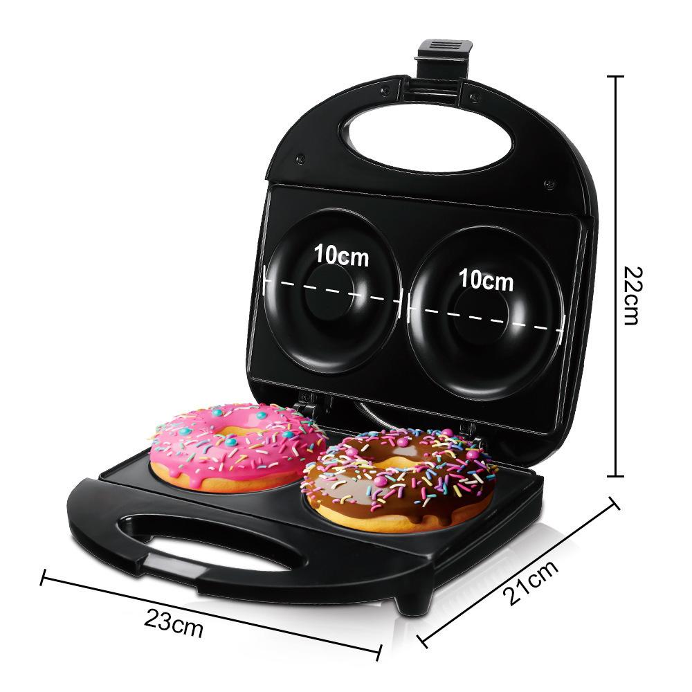 Portable Mini Donut & Waffle Maker - Electric Griddle & Cake Machine for Kids