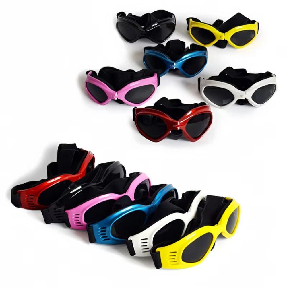 Clear Vision Pet Sunglasses Adjustable Dogs Goggles Comfortable To Wear Cat Glasses Pet Grooming