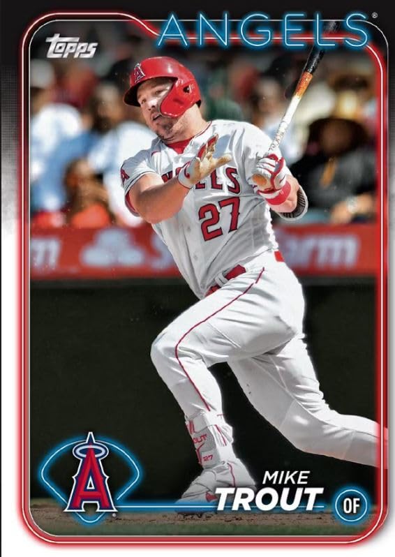 2024 Topps Series 1 бейсбольный мяч розничная упаковка 20 шт. [Товар]