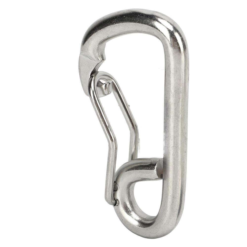 316 Stainless Steel Scuba Diving Safety Carabiner 80mm Quick Release Hook  Scuba Diving