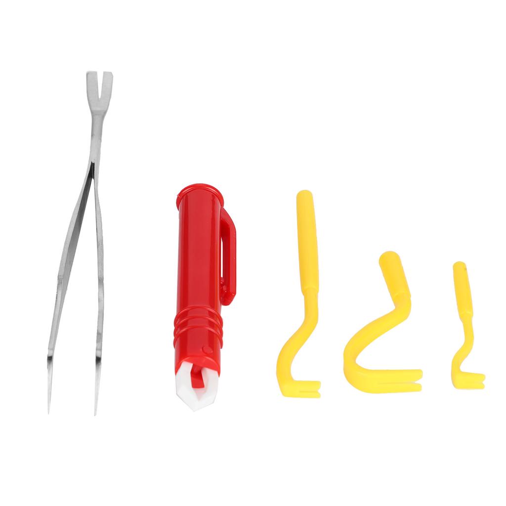 5PcsCelsiusSet Pet Louse Lice Clamp Flea Clip Removal Tool Kit Ticks Remover for Dog Cat
