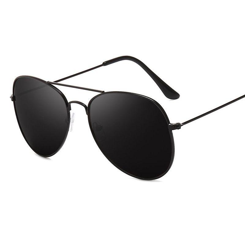 Винтажные солнцезащитные очки оверсайз с зеркальными линзами для женщин и мужчин с металлической оправой