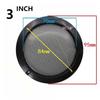 1/2/4/8/10Pcs High-grade Speakers Plastic Frame 2/3/4/5/6.5/8/10 Inch Decorative Mesh